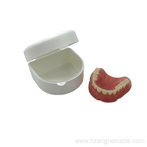 Plastic Retainer Holder Denture Orthodontic Retainer Case